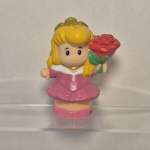 Fisher Price Little People Aurora Sleeping Beauty with Red Rose Talker Figure